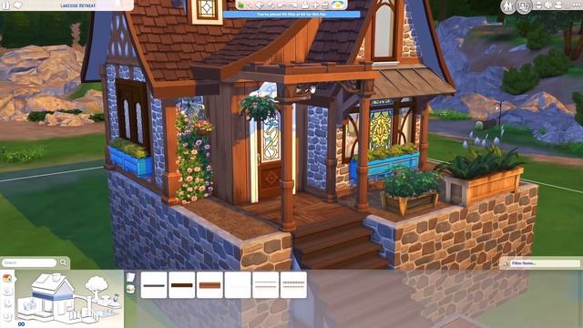 TINY HIDDEN WITCH COTTAGE ✨ | The Sims 4: Tiny Living | Speed Build смотреть онлайн