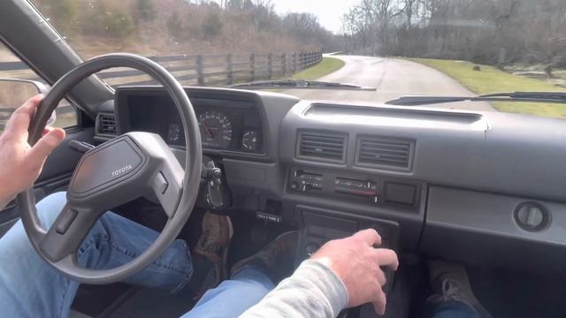 Driving The 1987 Toyota Pickup