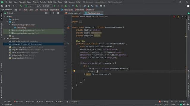 Membuat QR Code Generator Android Studio (Penampil QR Code) смотреть онлайн