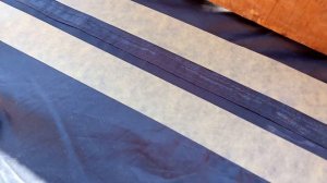 Ремонт швов палатки. Потекли швы. Проклеиваем и проверяем на герметичность