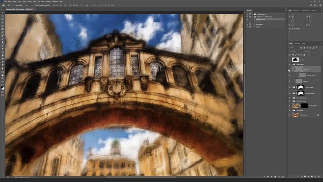 Dry Brush Photoshop CS6+ Action Tutorial смотреть онлайн