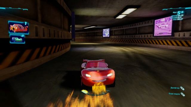 Тачки 2 (Xbox 360) - Гонка - 7 полевых агентов - 9 кругов - Тур "ВПП" - Молния Маккуин смотреть онлайн