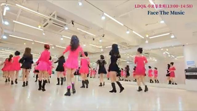 Face The Music Line Dance l Intermediate l 페이스 더 뮤직 라인댄스 l Linedancequeen смотреть онлайн