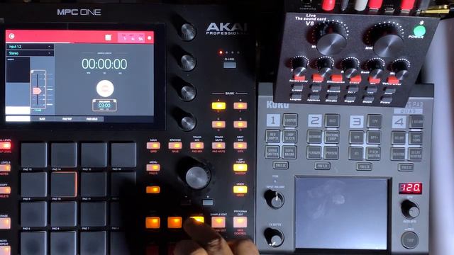 AKAI MPC ONE - #251 Beat Making: Midi Juno 06A, TB-3, Tips & Tricks #MPC, #MPC_ONE, #DJ_SharpMC_LIV