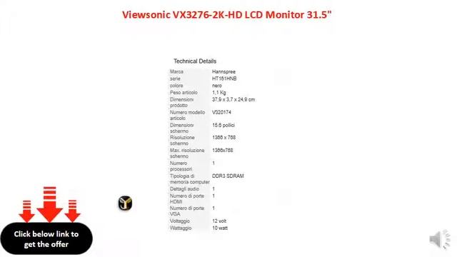 Viewsonic VX3276-2K-HD LCD Monitor 31.5 смотреть онлайн