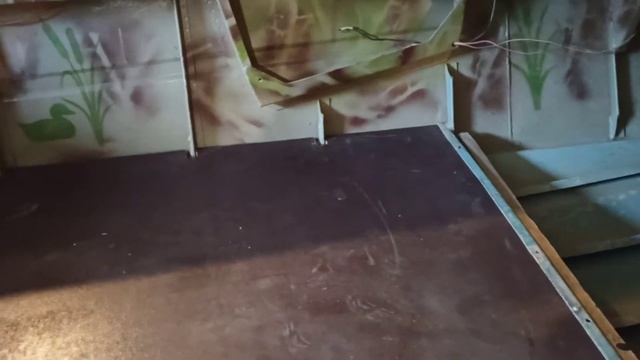 Лодка "Крым" Новые полы из влагостойкой фанеры. Часть 2. смотреть онлайн