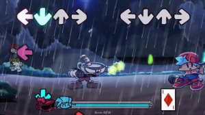 Cuphead Knockout PERFECT HARD(третья песня) - fnf indie cross full