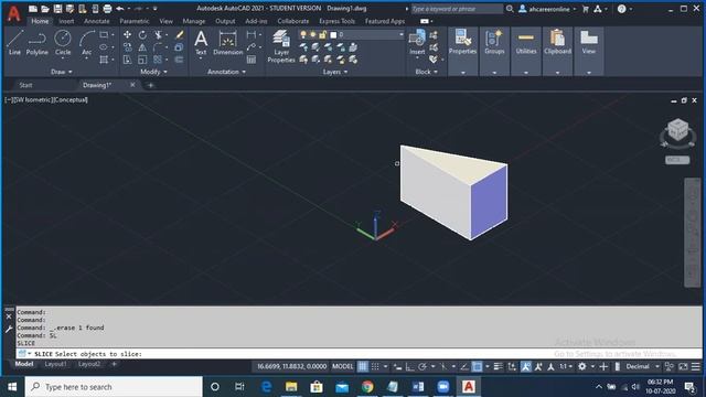 AHCAREER Online AutoCAD 3D Modify Commands 026 смотреть онлайн