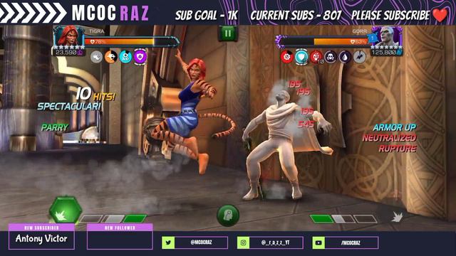 ACT 8.3.1 GORR BOSS SUPPER EASY COUNTER 🧀 #mcoc #marvelcontestofchampions #Act8.3 #mcocraz