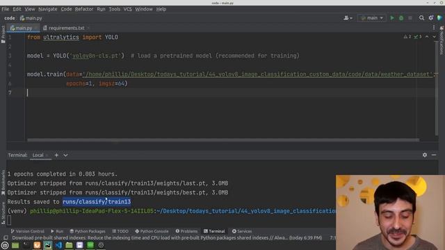IMAGE CLASSIFICATION with Yolov8 custom dataset | Computer vision tutorial смотреть онлайн