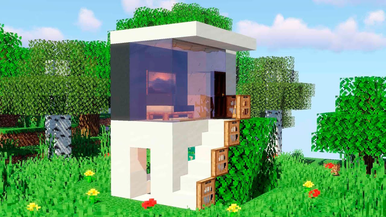 ХАЙ-ТЕК ДОМ В МАЙНКРАФТ! смотреть онлайн
