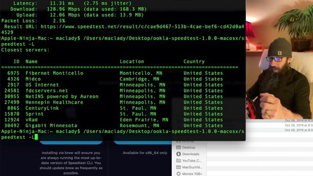 Mac Internet SpeedTest - I will show the Mac Terminal way with SpeedTest CLI and the Web Browser wa смотреть онлайн