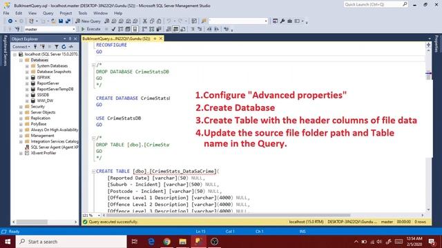 Use SQL Query to read files from a folder and export to table смотреть онлайн