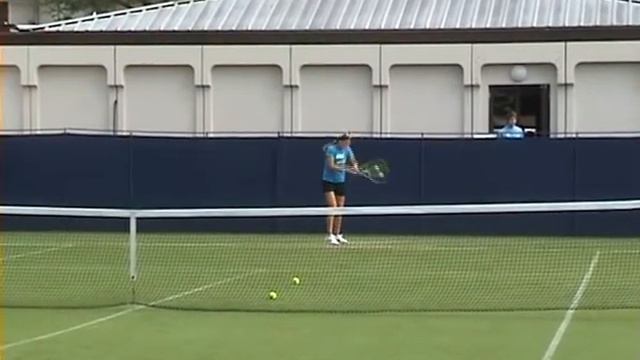 Victoria Azarenka practice in Eastbourne 2009 1 смотреть онлайн