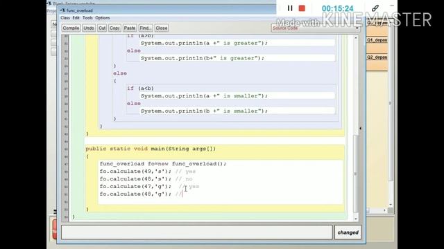 Functions | part-3 function overloading & parameters used in bluej смотреть онлайн