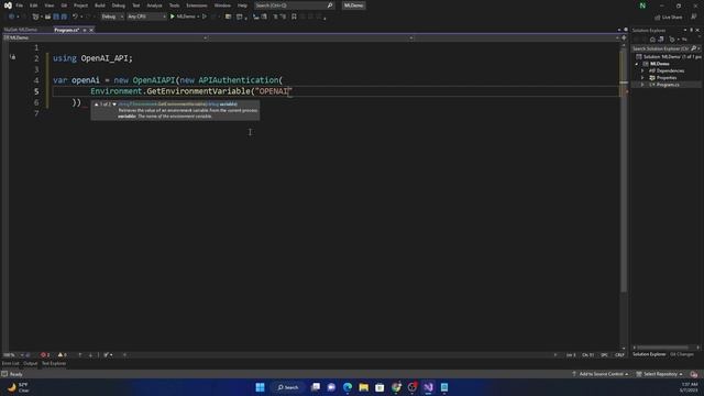 Creating first ChatGPT prompt app using Open AI API in C# смотреть онлайн