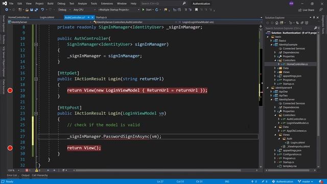 ASP.NET Core 3 - IdentityServer4 - Ep.11 Identity Login & Register смотреть онлайн