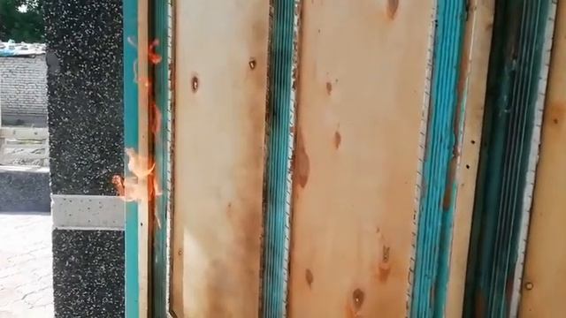 2,5 Minutda Eaki Darvozani Yangi Qilish? | Ёгоч дарвоза ремонт нархи | Wooden Gate Remodeling
