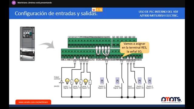 Uso de PLC interno del VDF A800 y F800 Mitsubishi Electric смотреть онлайн