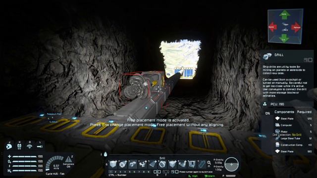 Space engineers how to dig tunnel into mountain. Base part 1 смотреть онлайн