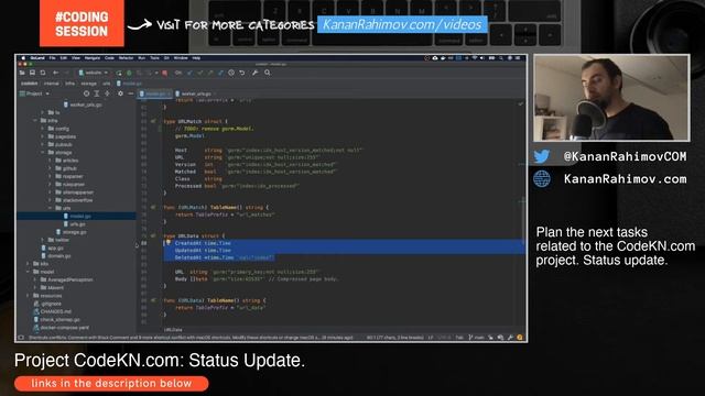 Go & GORM: Remove ID field and review gorm.Model usage (project based example) смотреть онлайн