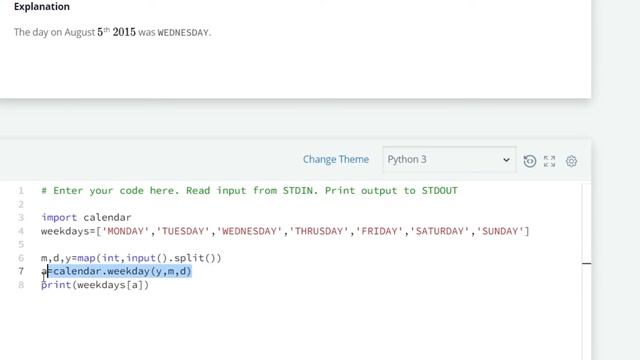 Calendar Module HackerRank Python Solution | CODE WITH NM смотреть онлайн
