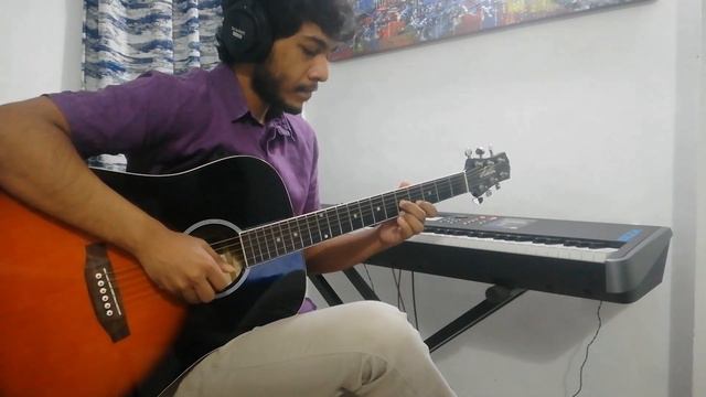 Distortion on Semi-Acoustic Guitar via A/D Input in Yamaha MODX8 смотреть онлайн