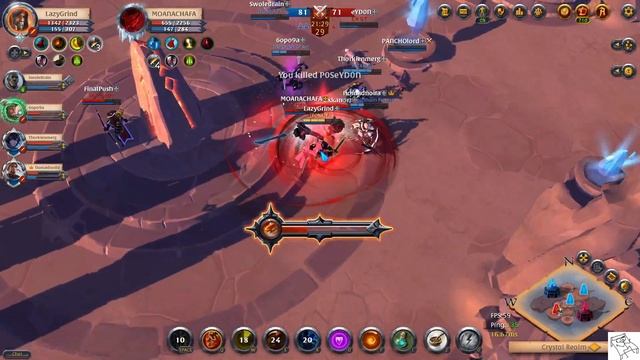 Greataxe/The Hand Of Khor Damage Build - Crystal Arena (Silver 4/Season 18) - Albion Online смотреть онлайн