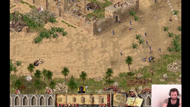 Stronghold Crusader  Kreuzzug Mission 25  ,  VB Schlange VS 2x Kalif, Sultan