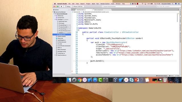 Login to LinkedIn using Xamarin.Auth смотреть онлайн