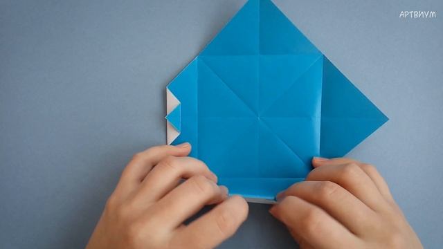 Оригами конверт за 2 минуты ✨ Как сделать квадратный подарочный конверт из бумаги без клея смотреть онлайн