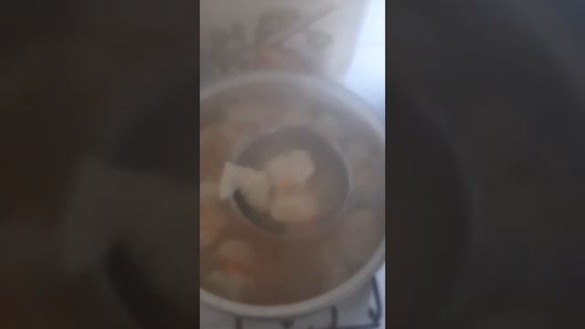 ? Суп с галушками?