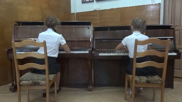 Краснобаева Полина, Тараканова Евгения - Д. Шостакович "Вальс" смотреть онлайн