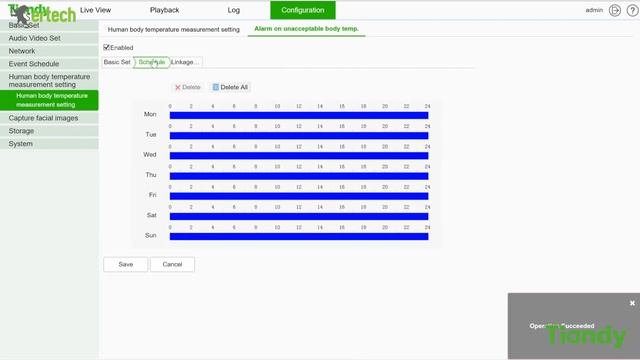 Tiandy TC-C34LP Fever Screening & Mask Detection Thermal IP Camera Demo смотреть онлайн