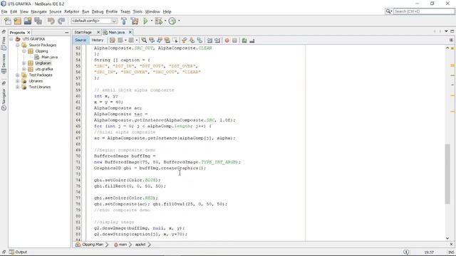 Clipping Shape Java Netbeans - UTS Grafika Komputer UNIBI смотреть онлайн