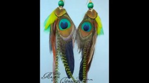 Украшения из перьев - "MAGIC TEMPTATION"