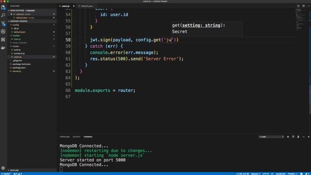 Lesson 40 Create & Respond With JSON Web Token смотреть онлайн