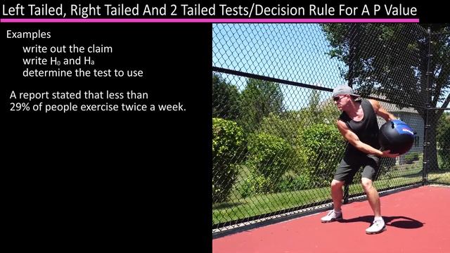 One Tailed And Two Tailed Hypothesis Tests - P Value Hypothesis Testing Explained смотреть онлайн