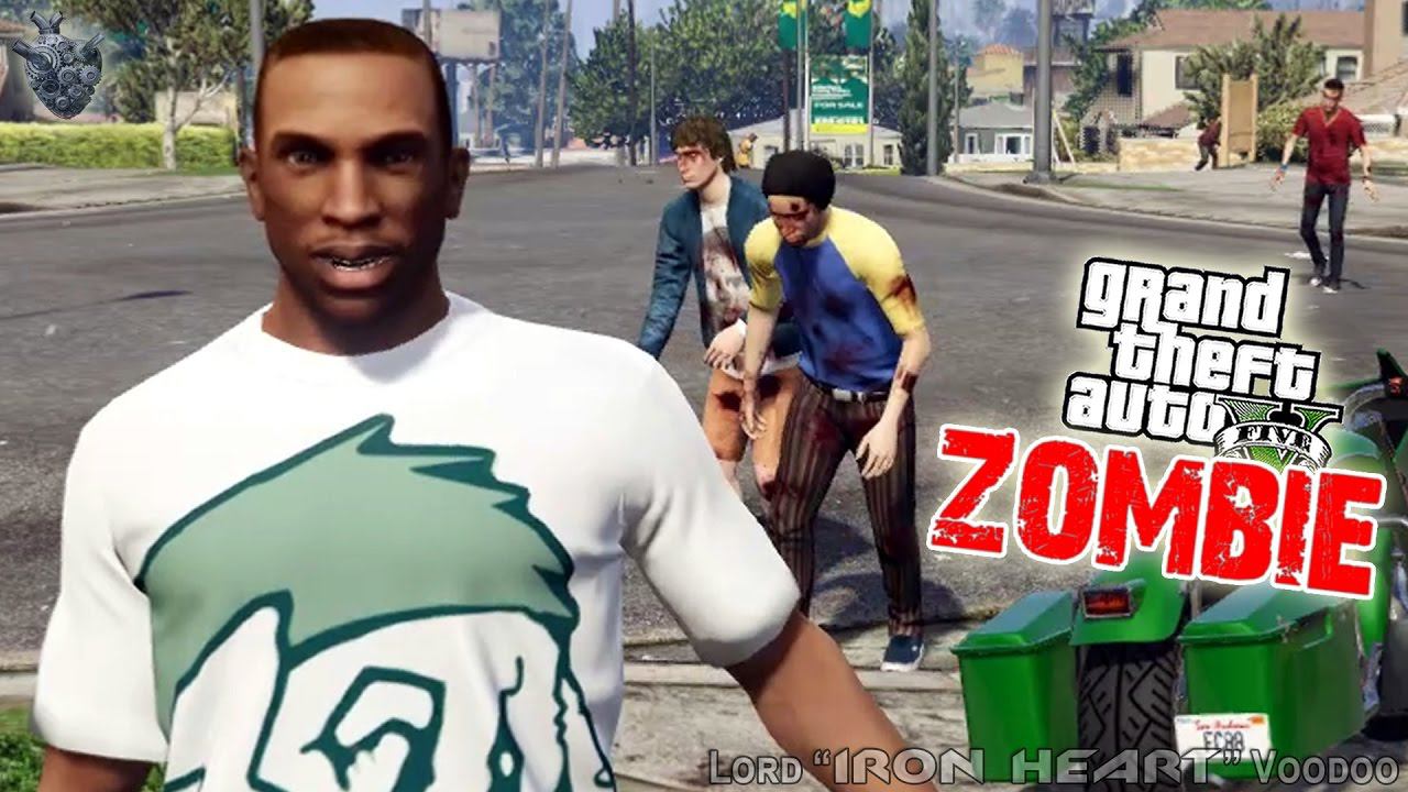 ГТА 5 МОДЫ! CJ СПАСАЕТ МИР ОТ ЗОМБИ! ЛОФОФОРЫ В ЗОМБИ АПОКАЛИПСИС! ОБЗОР МОДОВ GTA V! GTA 5 MODS смотреть онлайн