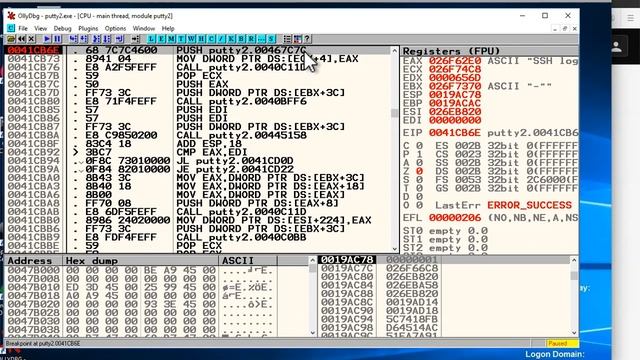 CNIT 126: OllyDbg Demonstration смотреть онлайн