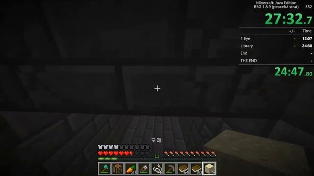 Minecraft 1.8.9 Any% RSG in 52:30 (trade strat pb) смотреть онлайн