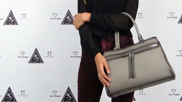 Genuine soft leather hobo hanbag 2018083B by Giorgio Ferretti / Кожаная сумка женская смотреть онлайн