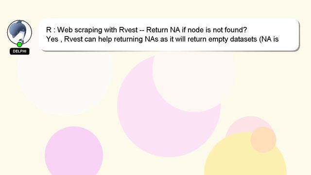 R : Web scraping with Rvest -- Return NA if node is not found? смотреть онлайн