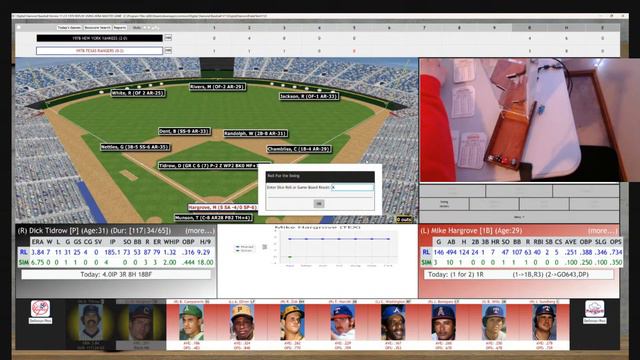 1978 MLB SEASON GM 3 ON 4-10-78 YANKEES AT RANGERS USING APBA MG AND DIGITAL DIAMOND BASEBALL смотреть онлайн