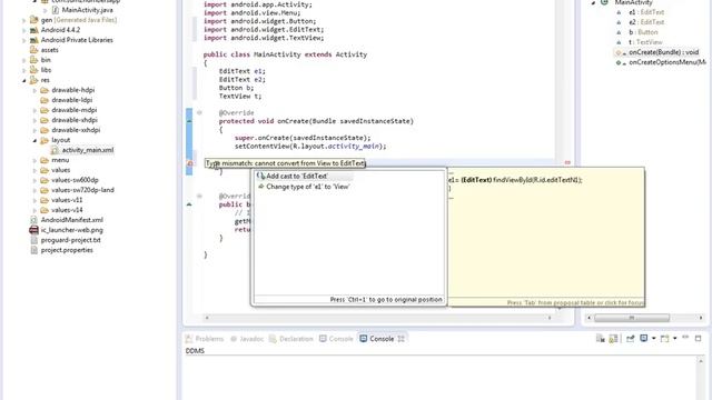 2 Create Sum two Numbers App using eclipse by Jasbir смотреть онлайн