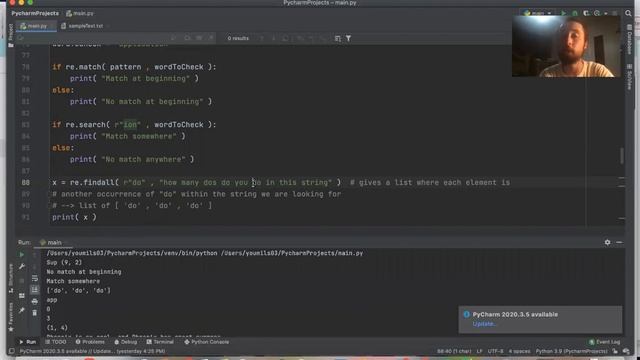 Python Programming: Lesson 42 - Intro to Metacharacters смотреть онлайн