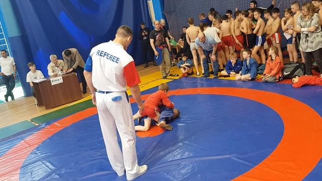 "Битва за Котлин" Кронштадт,самбо 3 схватка кат 29кг 11-12г. смотреть онлайн