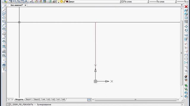 Первый этап создания двери в программе "Нанокад" смотреть онлайн