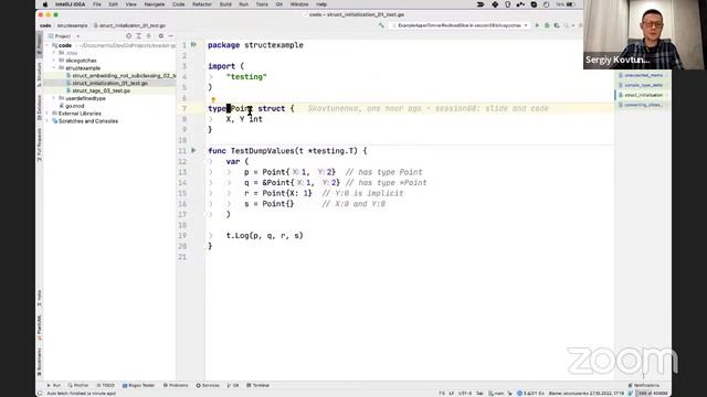 Golang Course - Session 8： Slice Gotchas. Struct types in Go смотреть онлайн