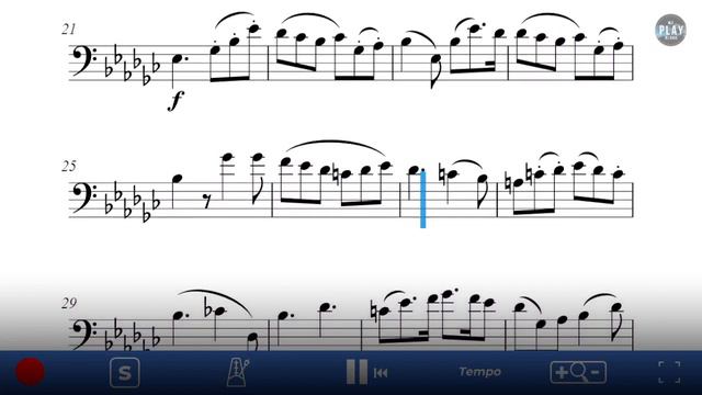 Trombone Play-Along: Trombone Concerto, II. Andante Cantabile by Rimsky-Korsakov. смотреть онлайн